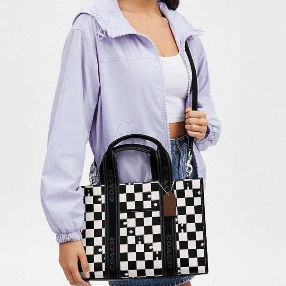 NWT coach Smith Tote With Checkerboard Print CR101 - Picture 6 of 12